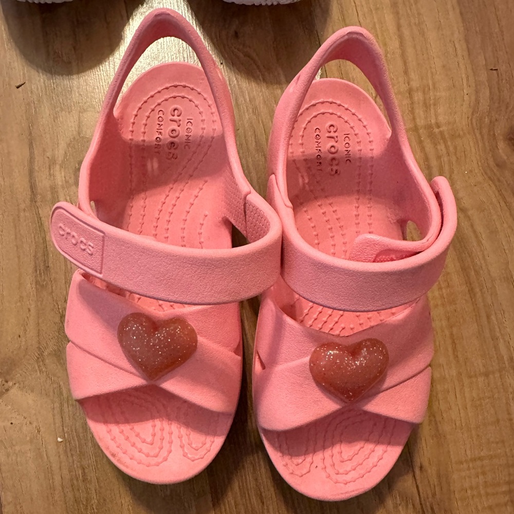 Girls croc sandals size 12 C